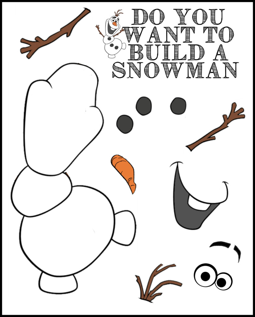 Do You Want To Build A Snowman Olaf Card Frozen Printables Printable Snowman Faces Build A
