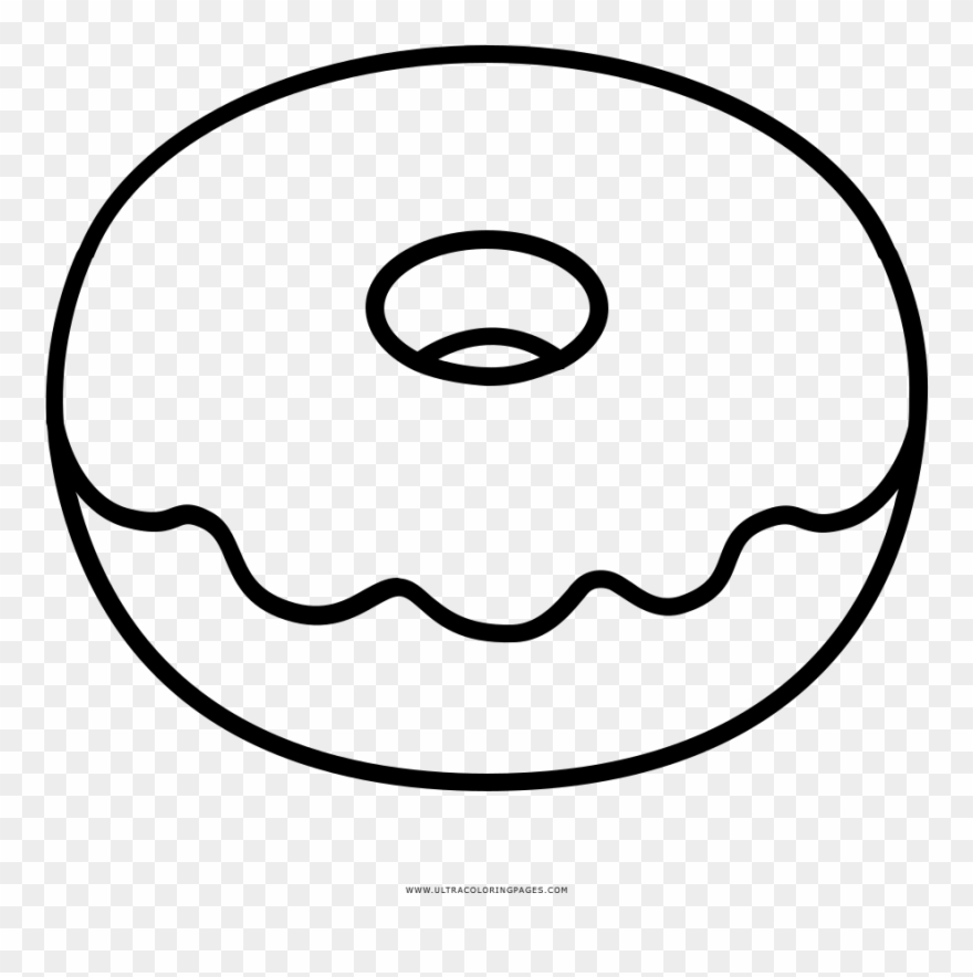 Donut Coloring Pages Doughnut Page Ultra Donut Coloring Page Png Clipart 822379 PinClipart