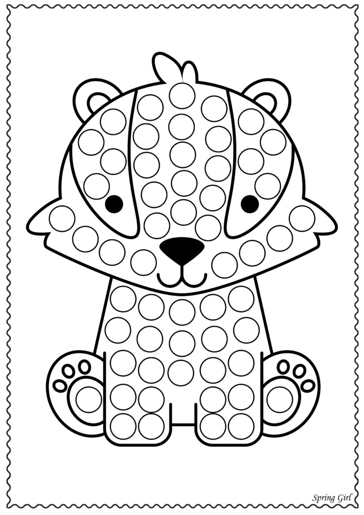 Dot Marker Printables Free