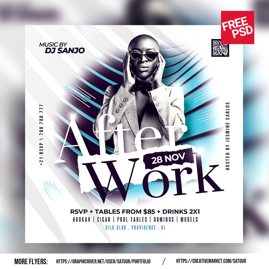 Download Free PSD Nightclub Flyer Template PSD By Satgur On DeviantArt