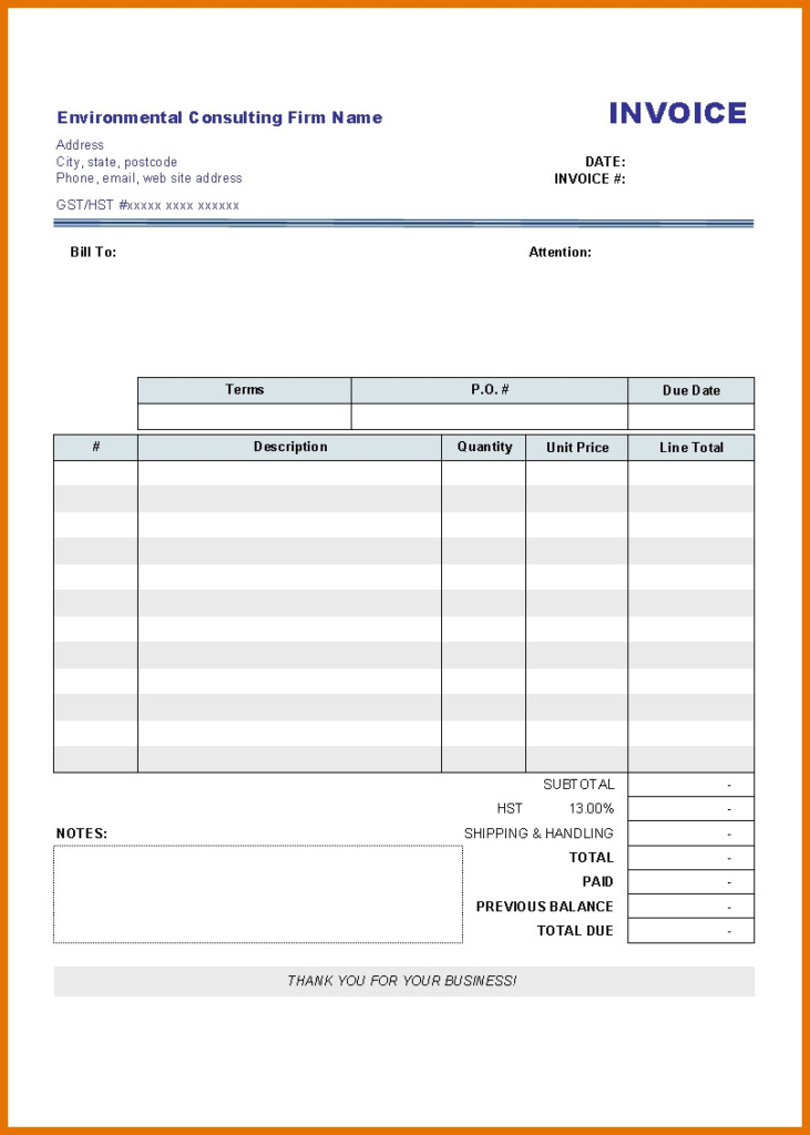 Downloadable Free Printable Invoice Template Printable Templates