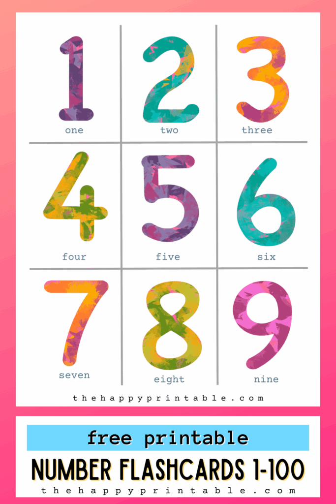 Downloadable Free Printable Number Cards 1 100 Printable Form Templates And Letter