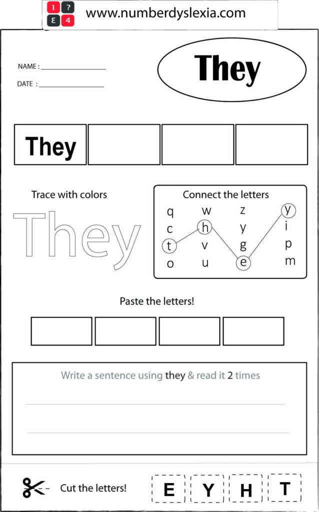 Dyslexia Worksheets Free Printable Printable Word Searches