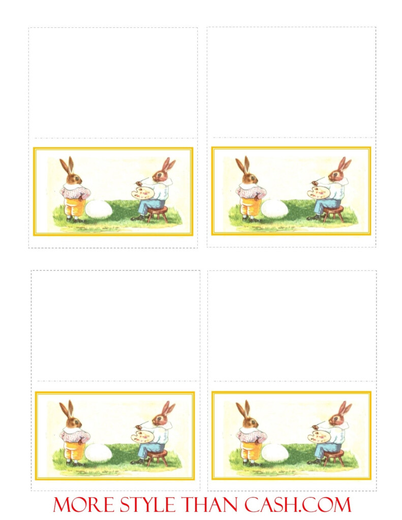 Easter Place Cards Printable Printable Word Searches