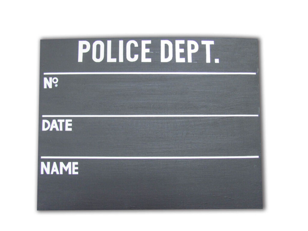 Editable Printable Jail Sign Template Printable Templates