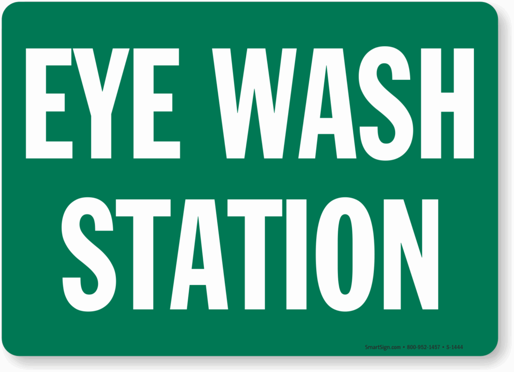 Eye Wash Station Sign SKU S 1444 MySafetySign