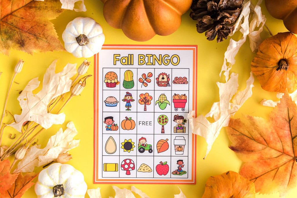 Fall Bingo Free Printable The Best Ideas For Kids
