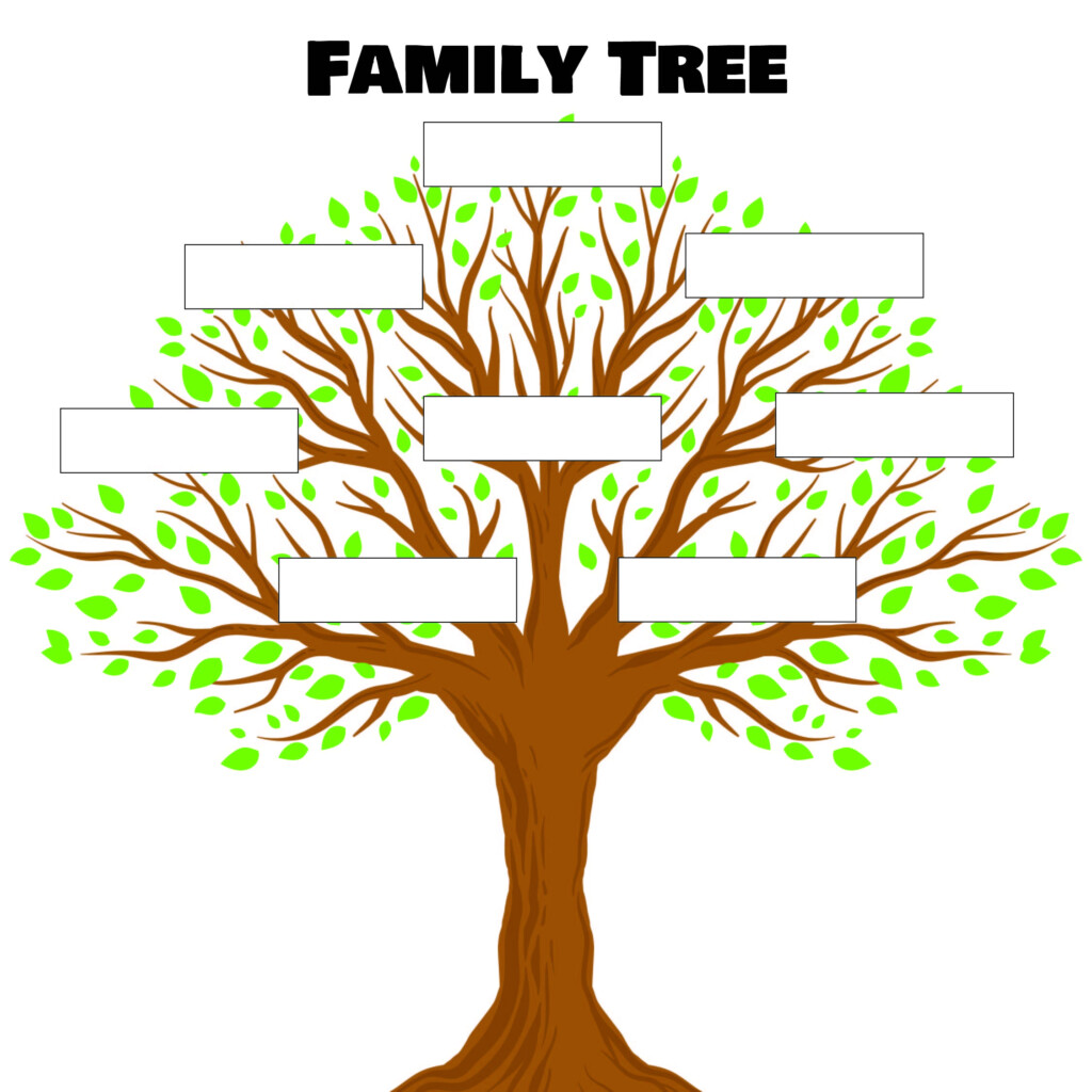 Family Tree Template Kids 10 Free PDF Printables Printablee