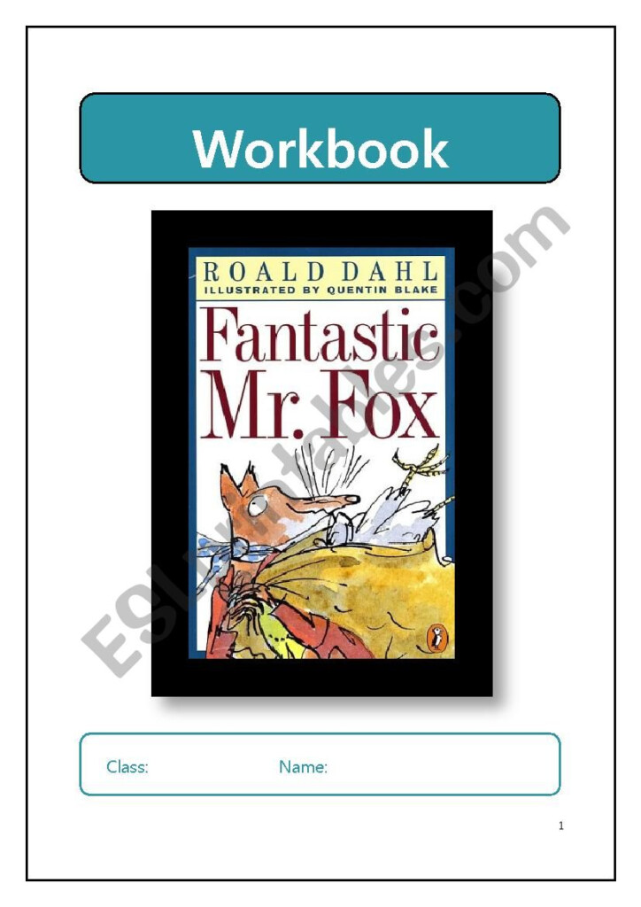 Fantastic Mr Fox Workbook ESL Worksheet By Farrellj22 Yahoo