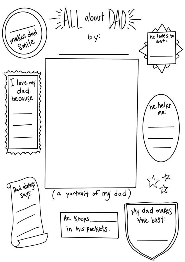 Father S Day Questionnaire Free Printable