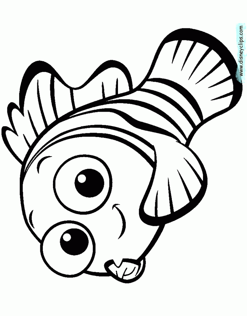 Finding Nemo Coloring Pages Disneyclips