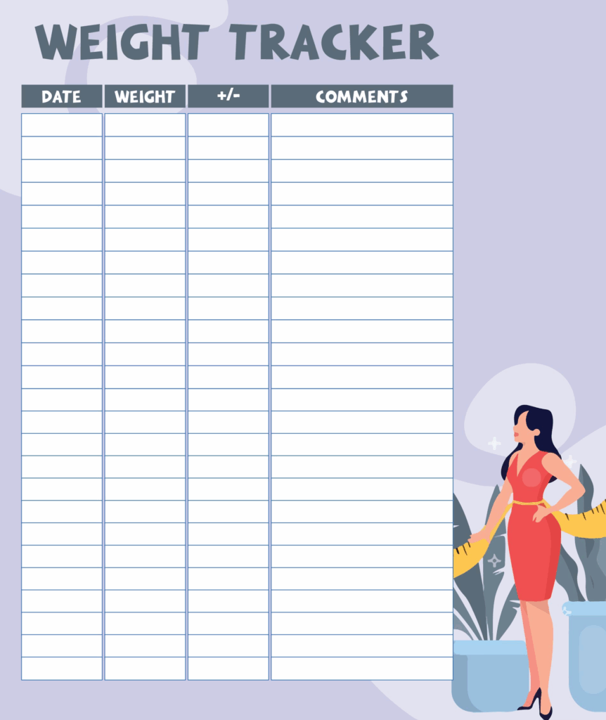 Food Journal For Weight Loss 10 Free PDF Printables Printablee