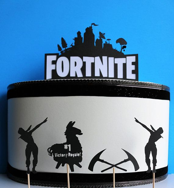 Fortnite Cake Topper Printable Free SVG