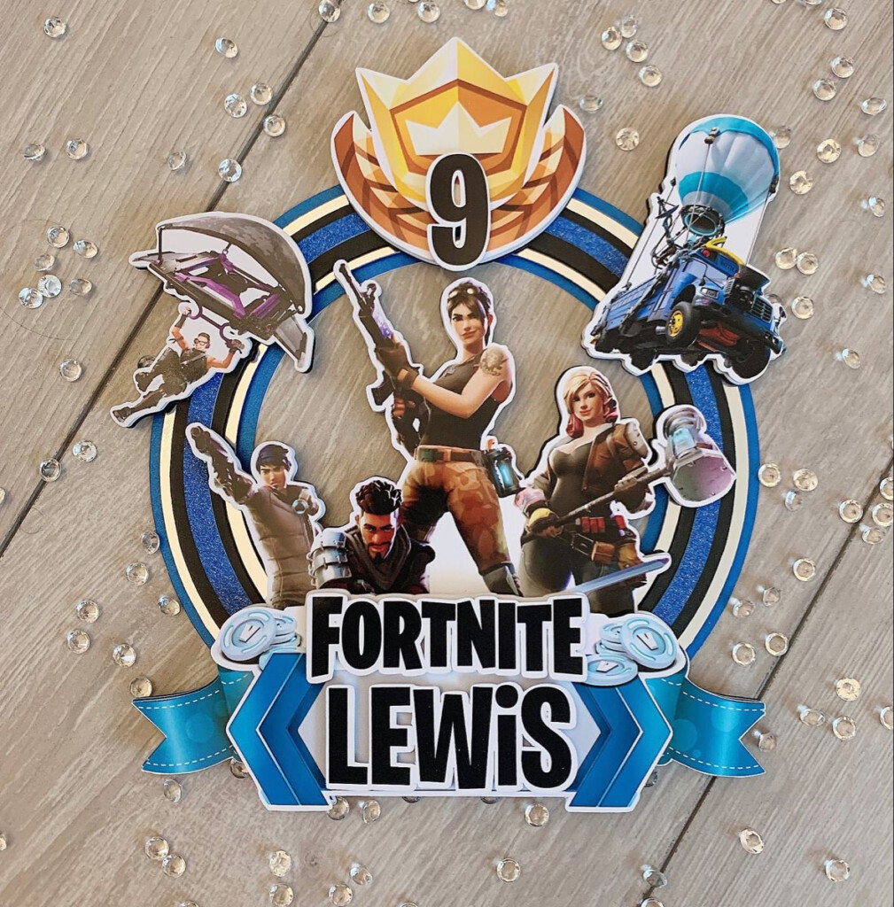 Fortnite Cake Topper Printable Printable New Year Banners