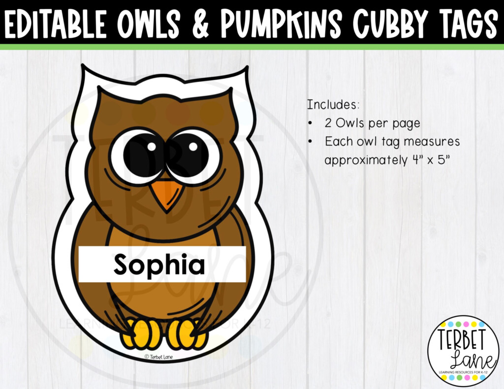 Four Seasons Editable Cubby Tags Made By Teachers