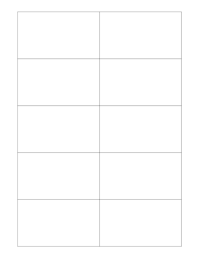 Free Blank Business Card Template Word Mightyprintingdeals