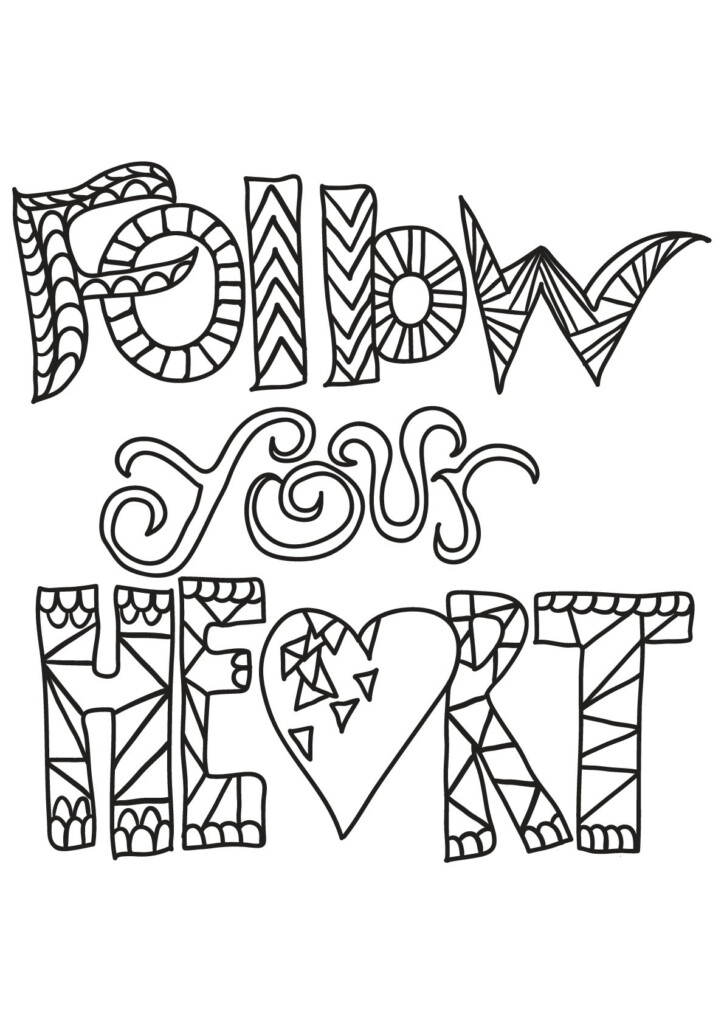 Free Book Quote 6 Quotes Adult Coloring Pages