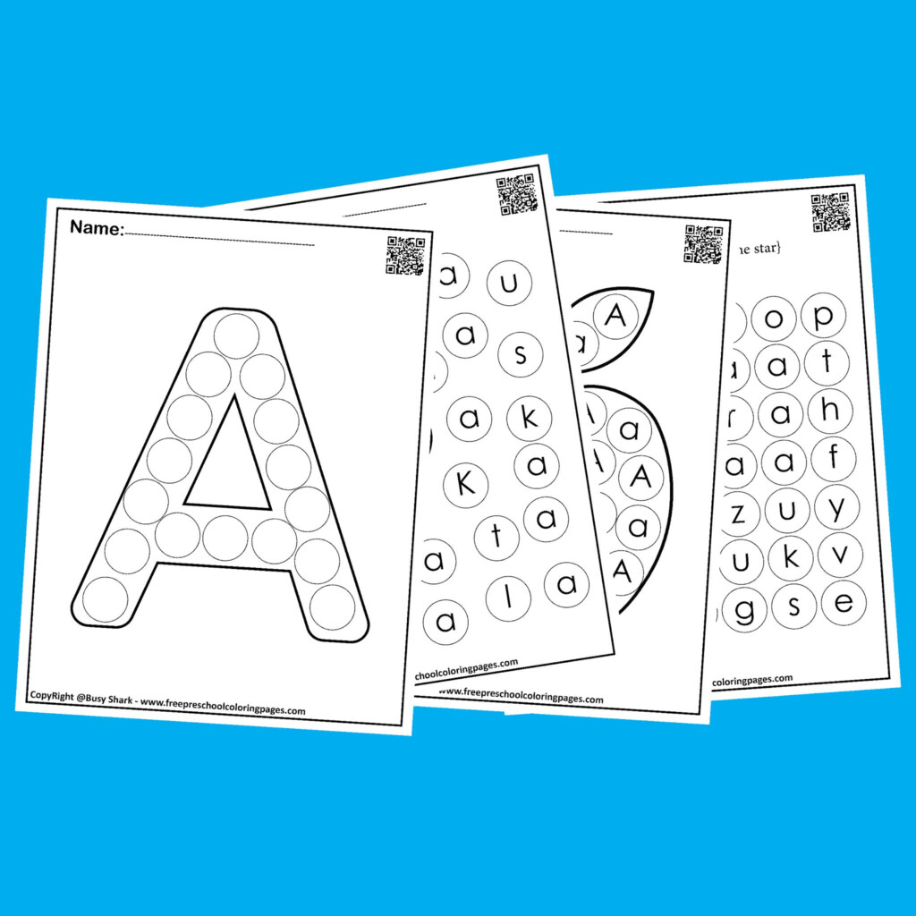 Free Dot Marker Alphabet Printables