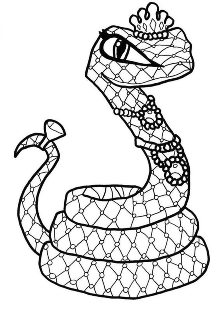 Free Easy To Print Snake Coloring Pages Tulamama