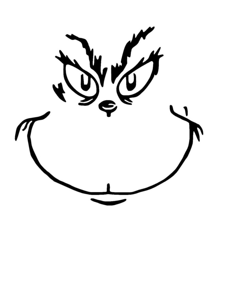 Free Grinch Face SVG Files For Cricut