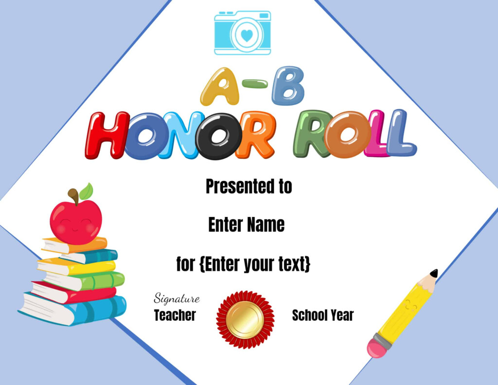 FREE Honor Roll Certificate Templates Customize Online