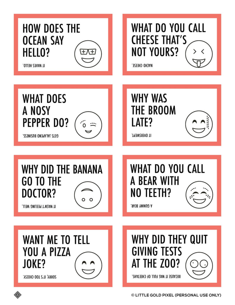 Free Lunch Box Jokes For Kids Free Printables Little Gold Pixel