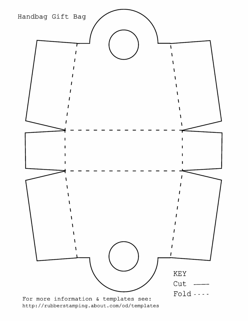 Free Paper Purse Template Printable