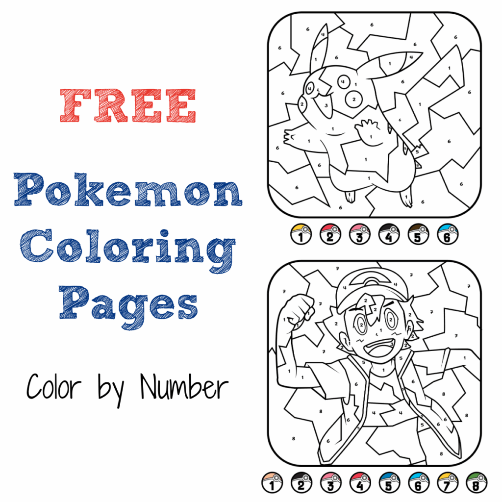 Free Pokemon Coloring Pages For Kids