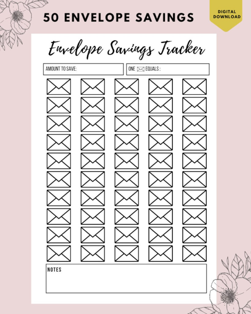 Free Printable 100 Envelope Challenge Pdf