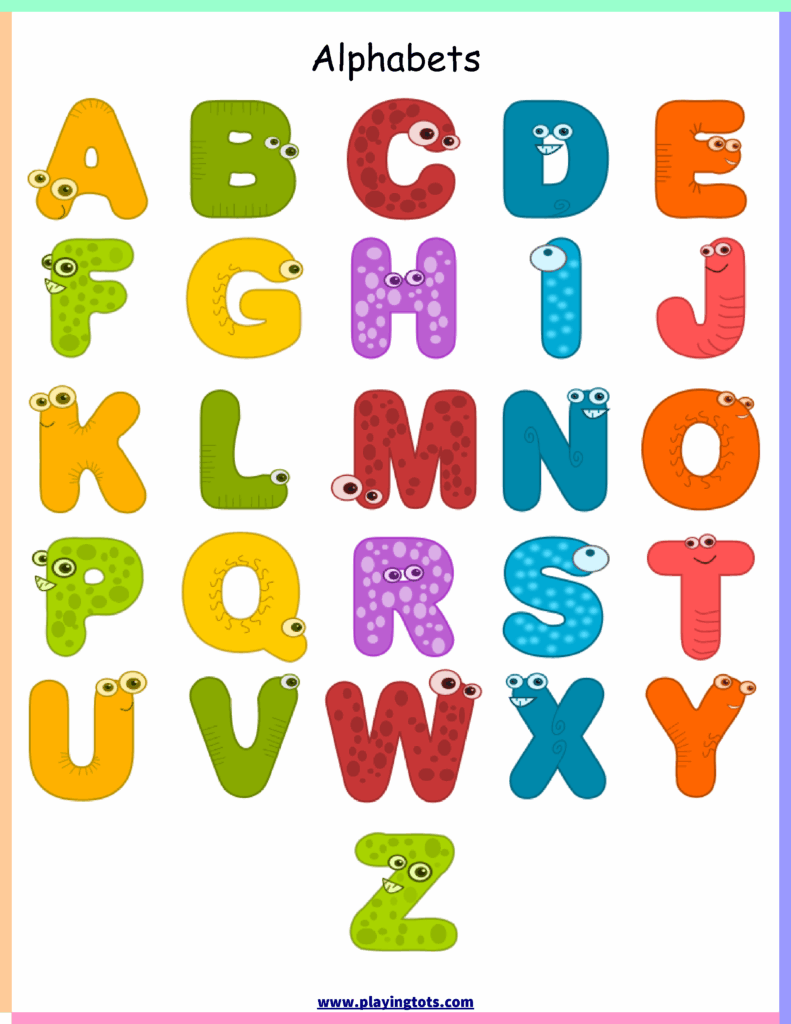 Free Printable Abc Chart