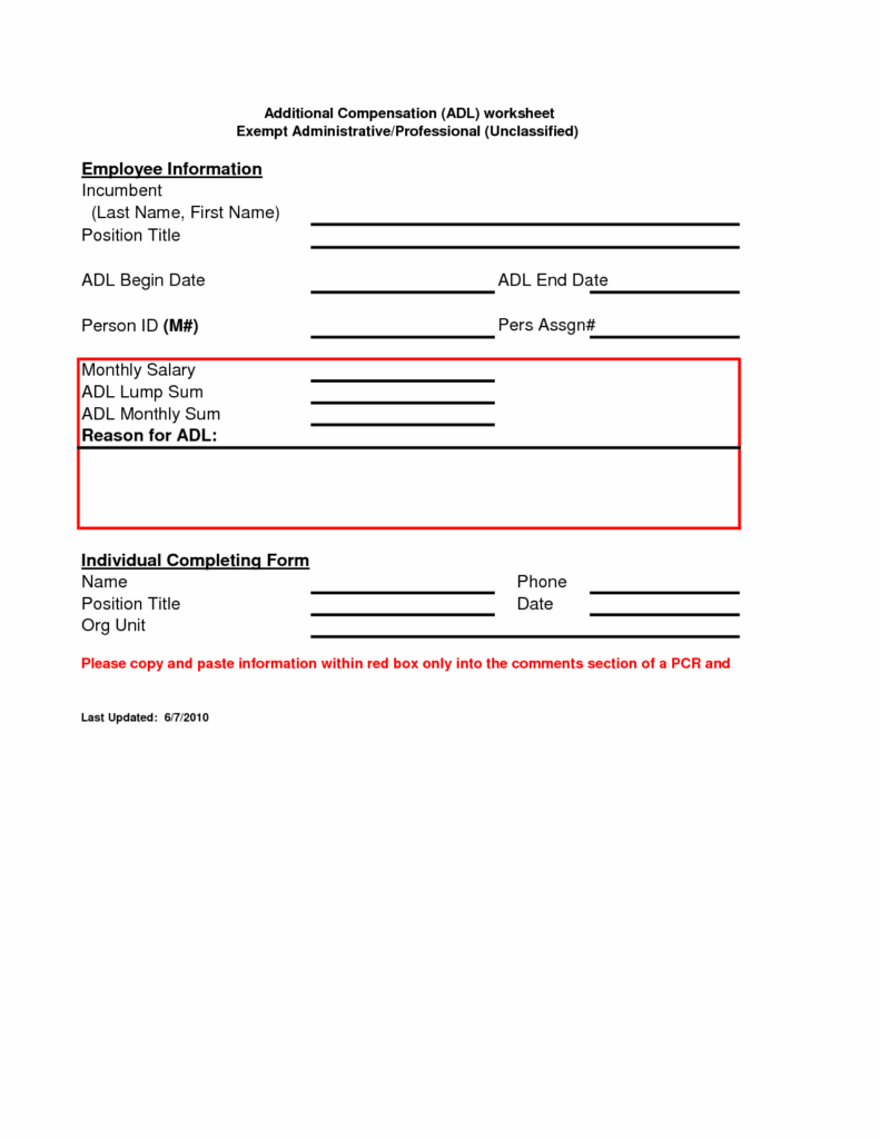 Free Printable Adl Flow Sheet
