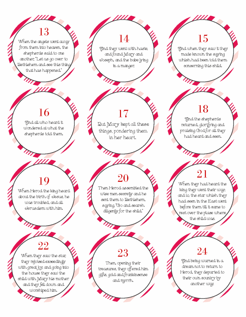 Free Printable Advent Calendar Activities