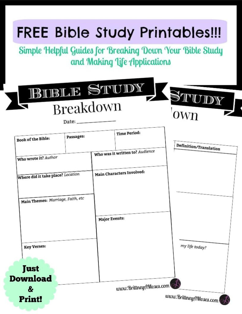 Free Printable Bible Studies For Women Free Printable