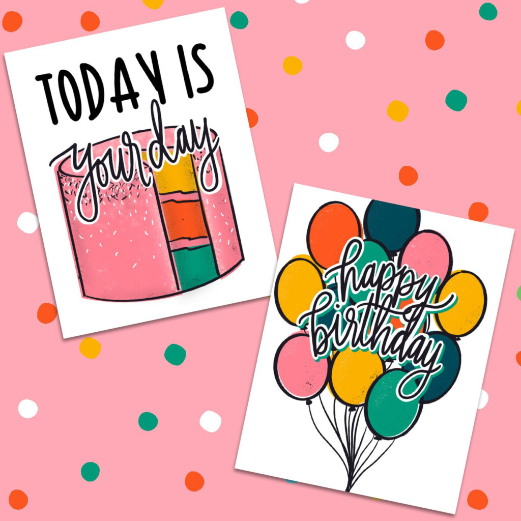 Free Printable Birthday Cards Artofit