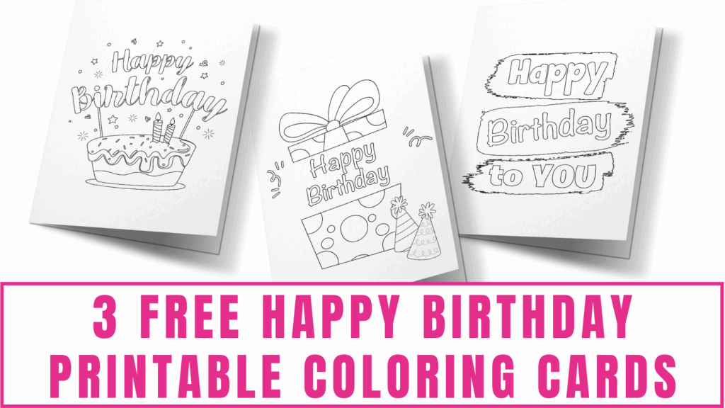 Free Printable Birthday Cards To Color Free Printable Templates