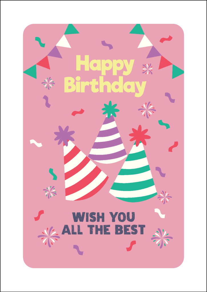 Free Printable Birthday Cards To Color Free Printable Templates