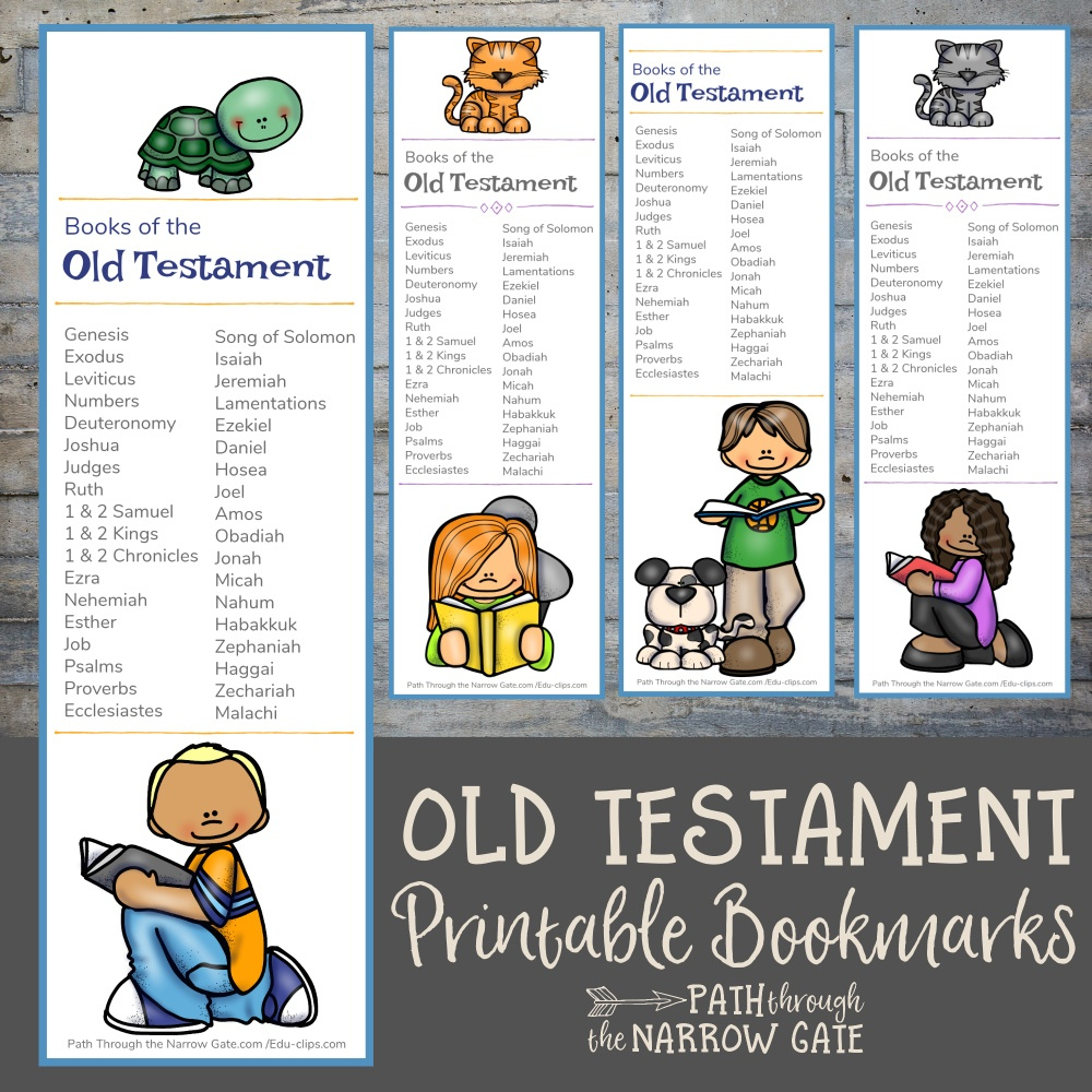 Free Printable Books Of The Bible Bookmarks Template Printable Templates