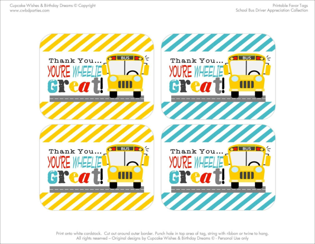 Free Printable Bus Driver Appreciation Printables Printable Word Searches