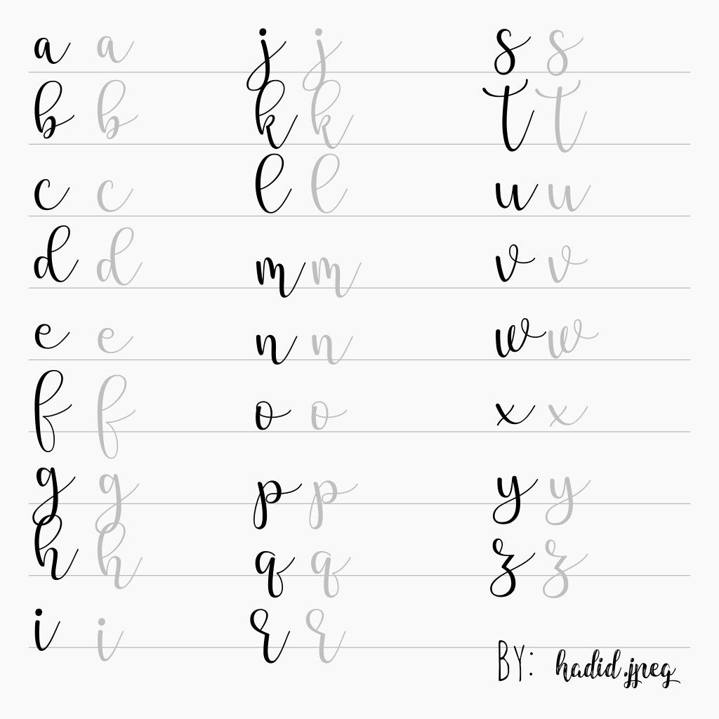 Free Printable Calligraphy Worksheets For Beginners