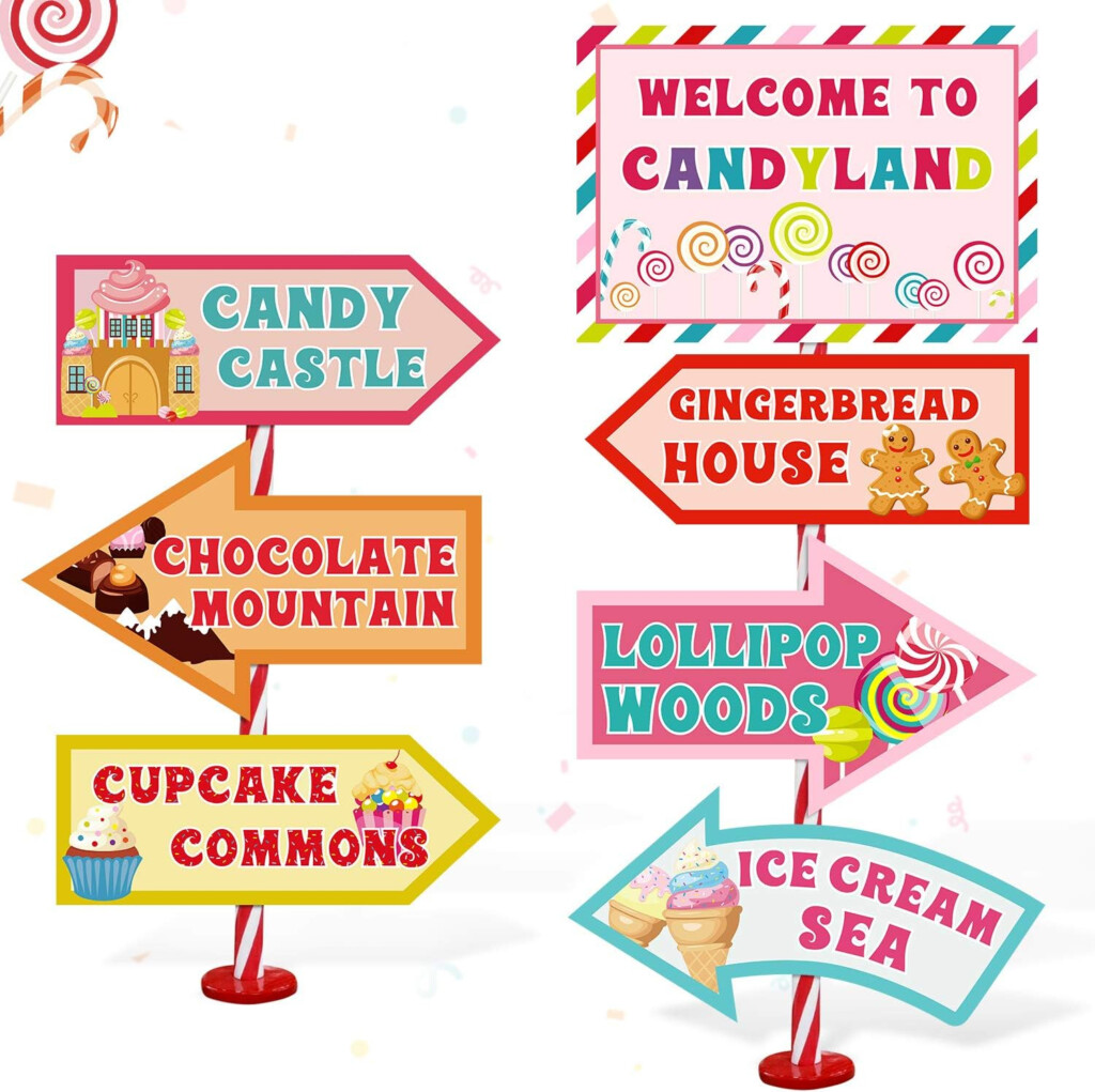 Free Printable Candyland Signs