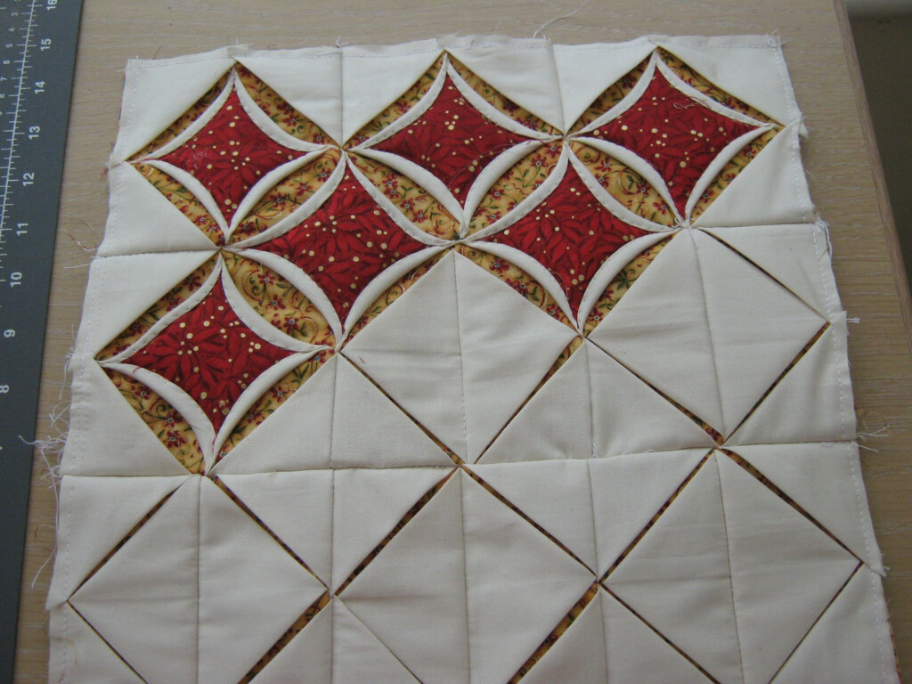 Free Printable Cathedral Window Quilt Pattern