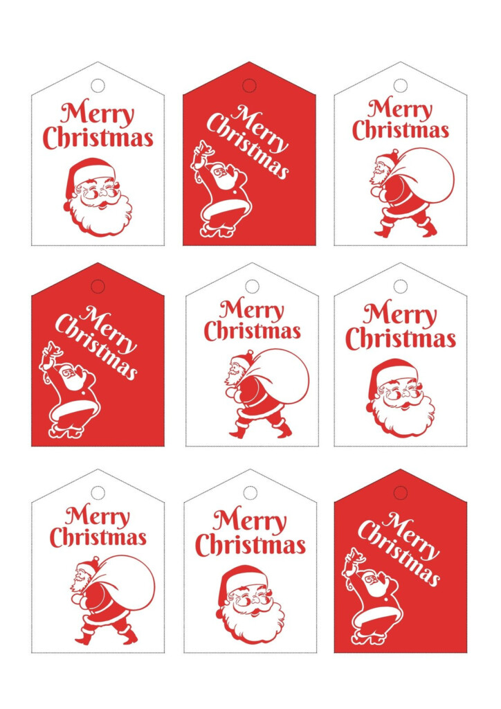 Free Printable Christmas Labels