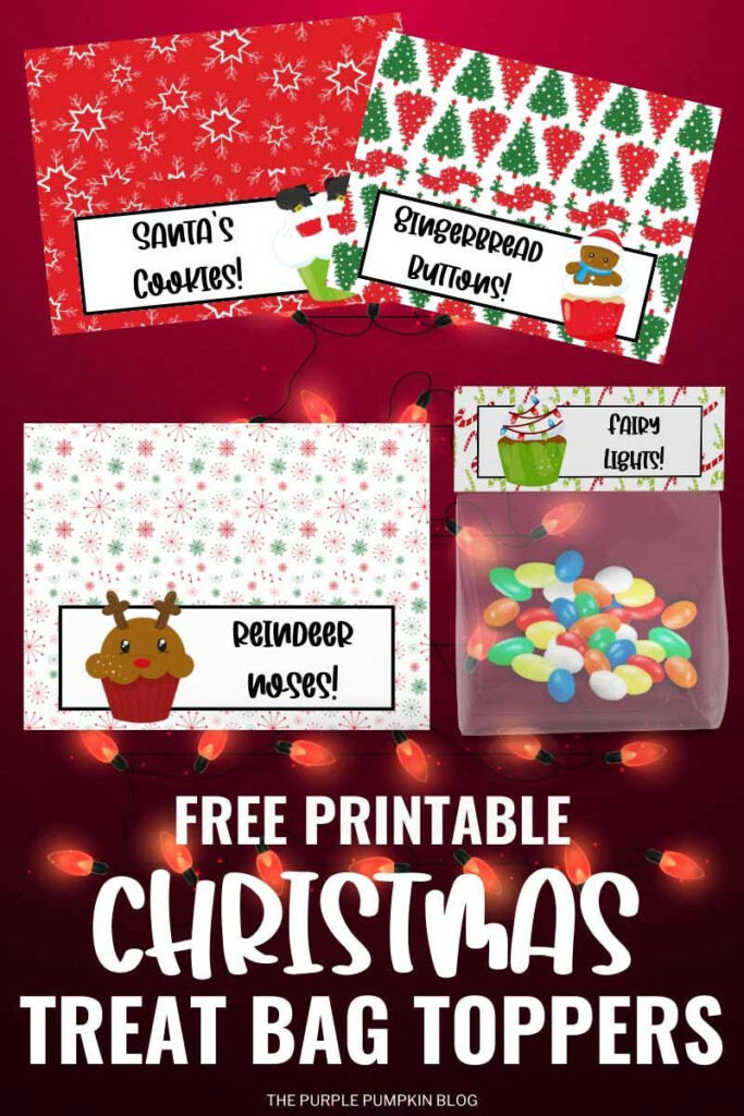 Free Printable Christmas Treat Bag Toppers Free Christmas Printables Christmas Treat Bags