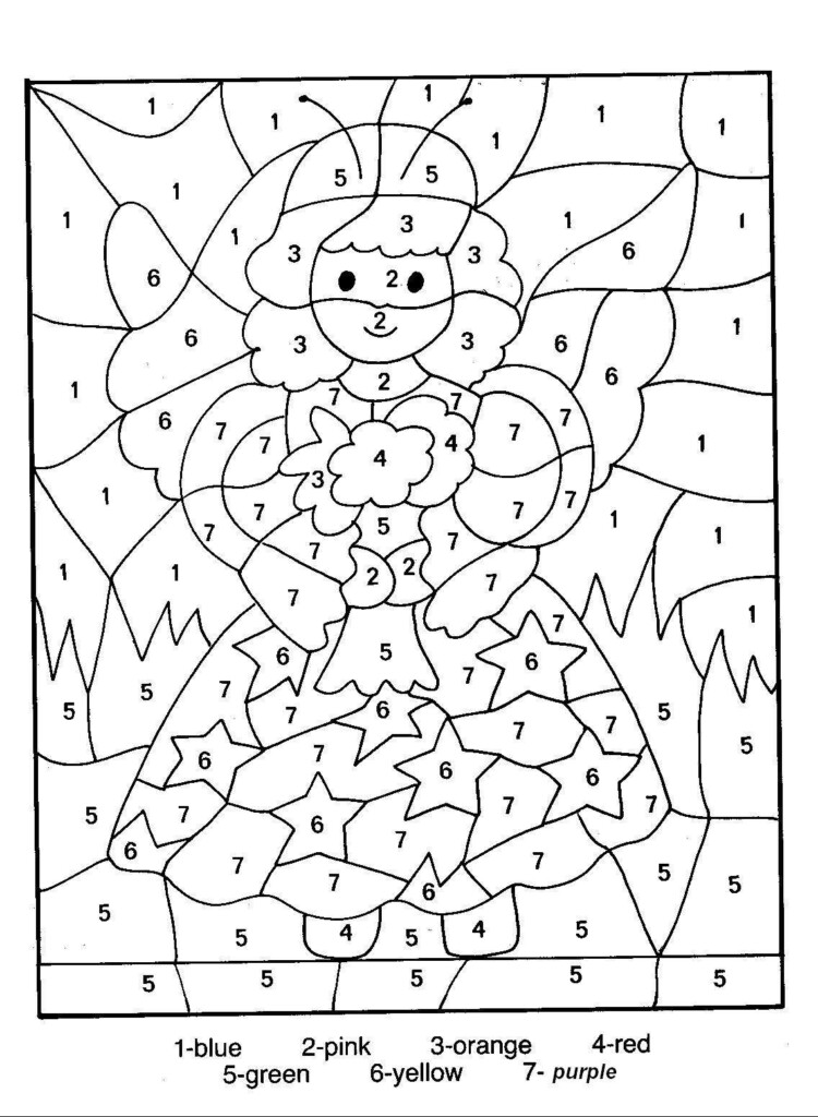 Free Printable Color By Number Pages