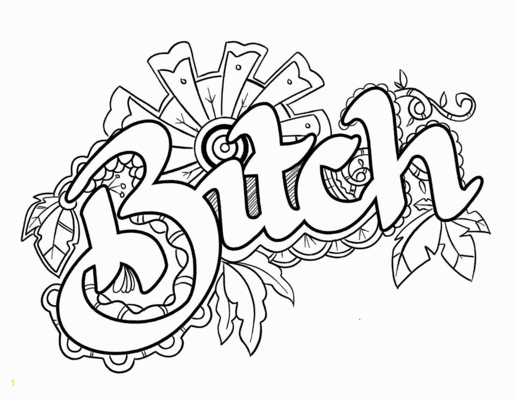 Free Printable Coloring Pages For Adults Only Swear Words Pdf Divyajanan