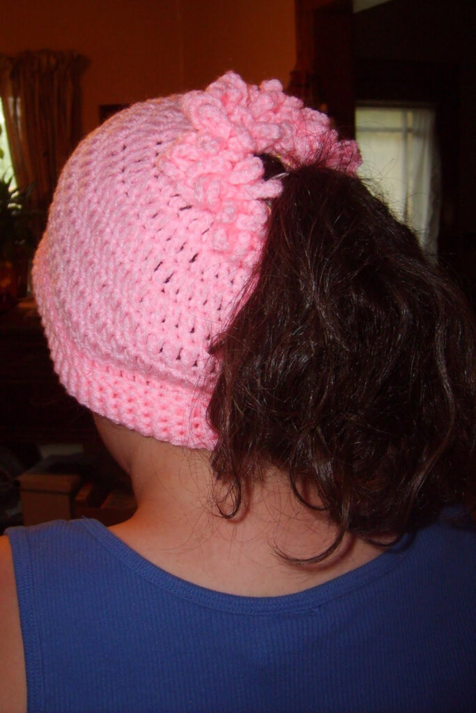 Free Printable Crochet Ponytail Hat Patterns Free Templates Printable