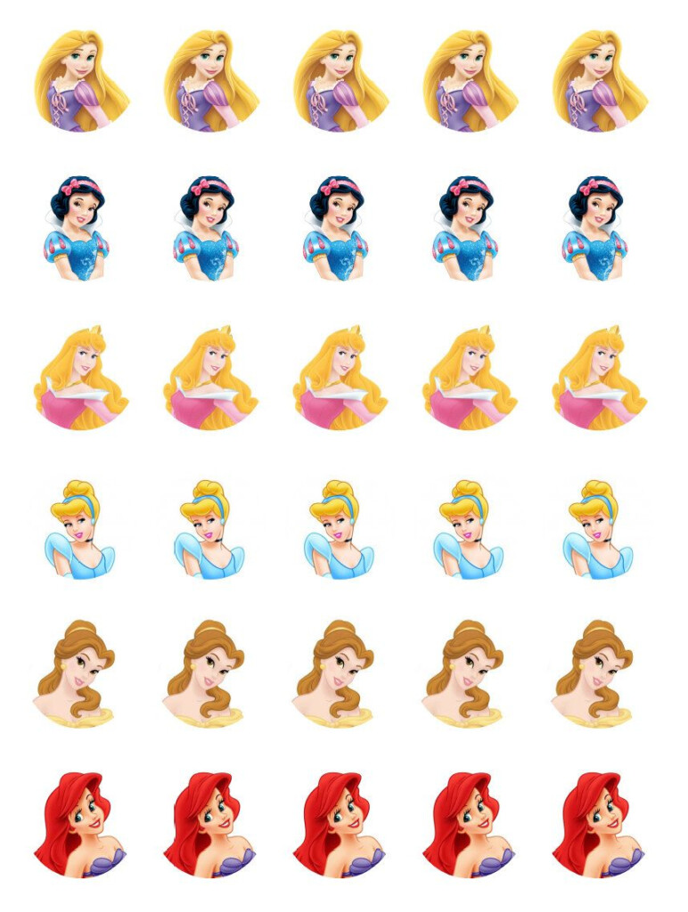 Free Printable Disney Princess Cake Toppers Peter Brown Bruidstaart
