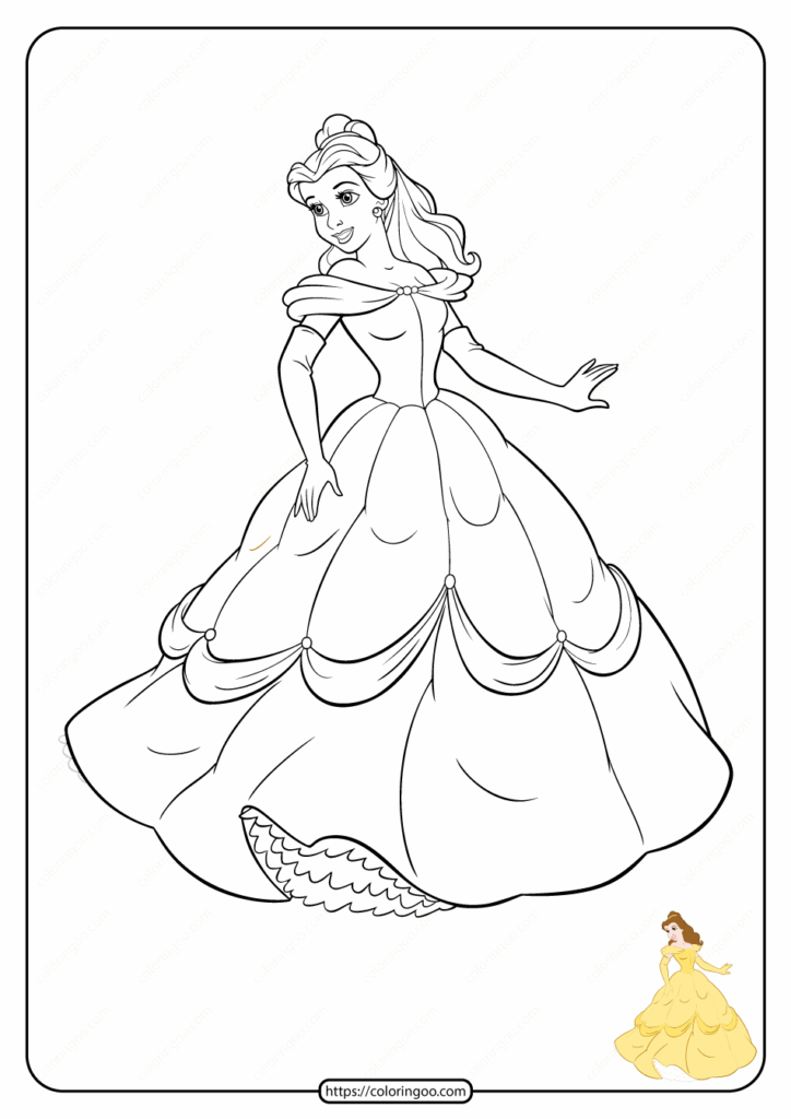 Free Printable Disney Princess Coloring Pages 03 7 Princess Coloring Pages Disney Princess