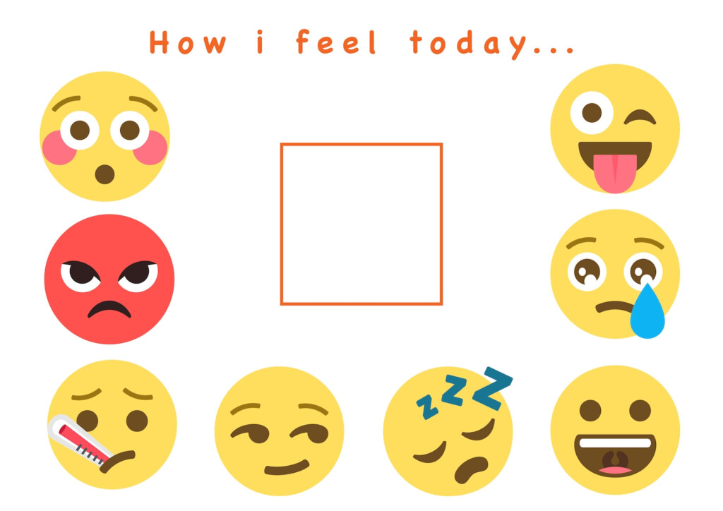 Free Printable Emoji Feelings Chart