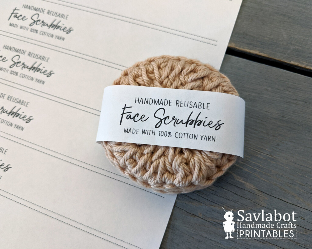 Free Printable Face Scrubbies Labels Printable Form Templates And Letter